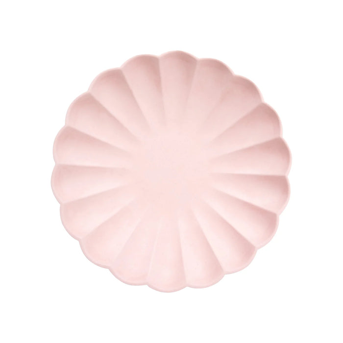 Pale Pink Compostable Small Plates