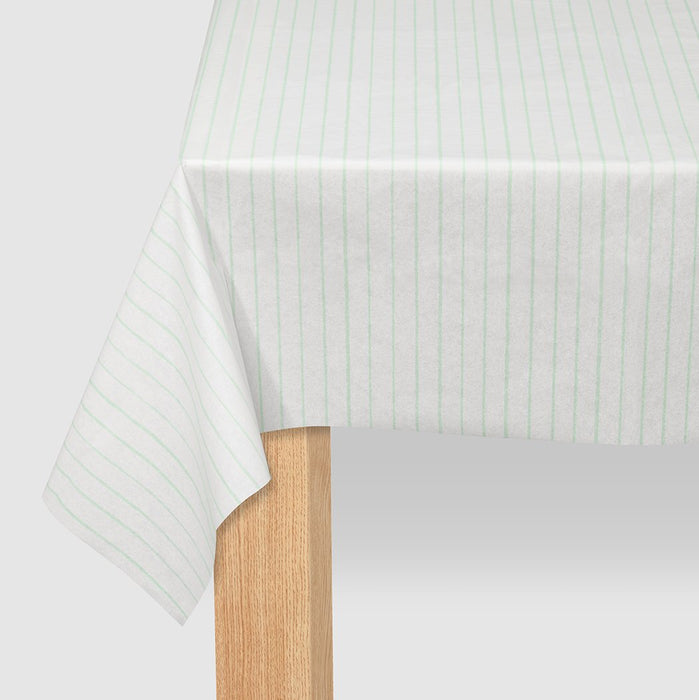 Mint Striped Table Cover
