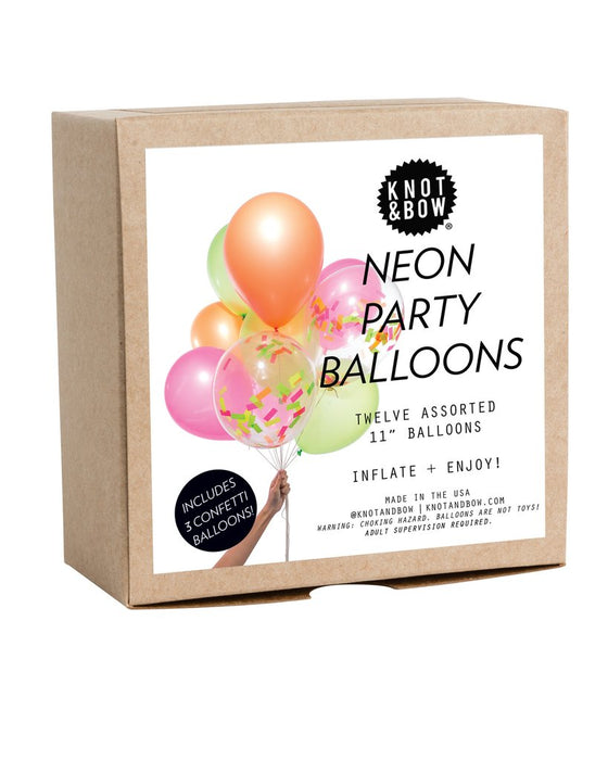 Neon Party Balloons