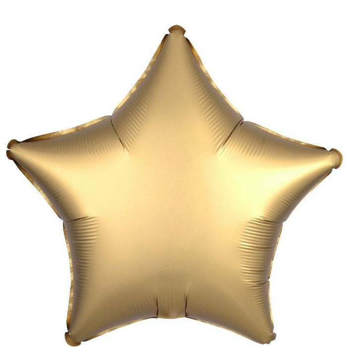 Old Gold Star Foil Balloon