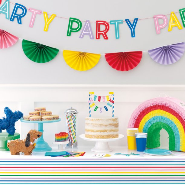 Colorful Party Paper Banner