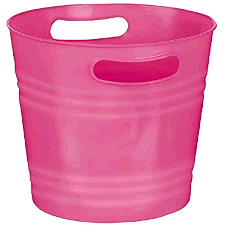 Pink Plastic Party Bucket