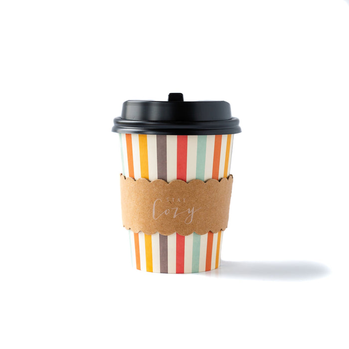 Harvest Stripes To-Go Cozy Cups