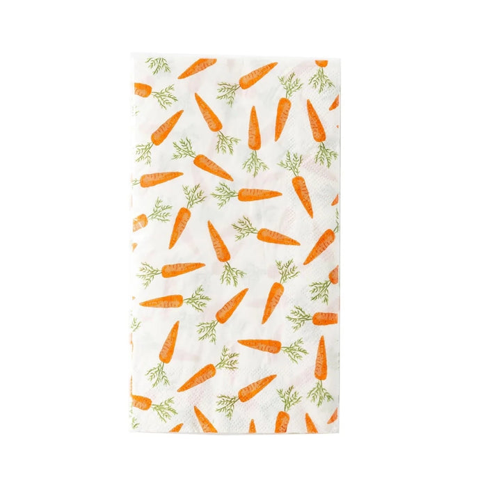 Scattered Carrot Guest Towel Napkin