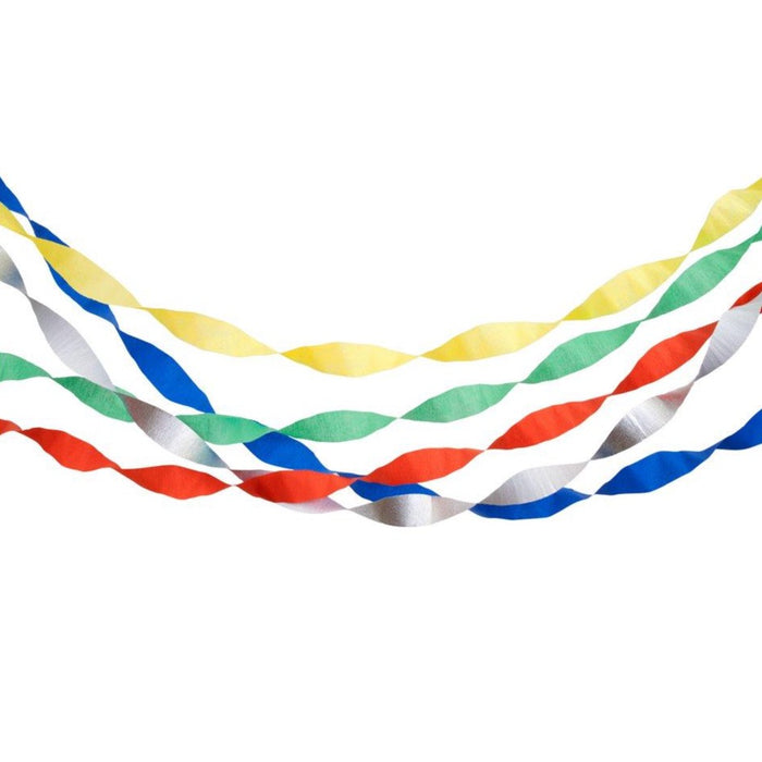 Colorful Crepe Streamers