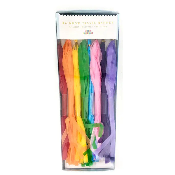 Rainbow Tassel Banner