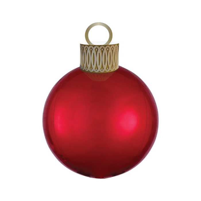 Red Ornament Foil Balloon