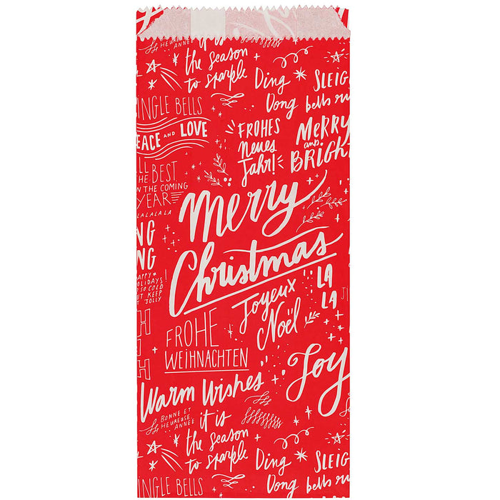 Red Christmas Treat Bags