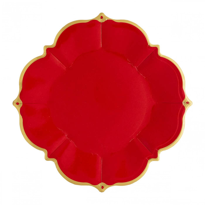Ruby Red Lunch Paper Plates– Gatherings by CP
