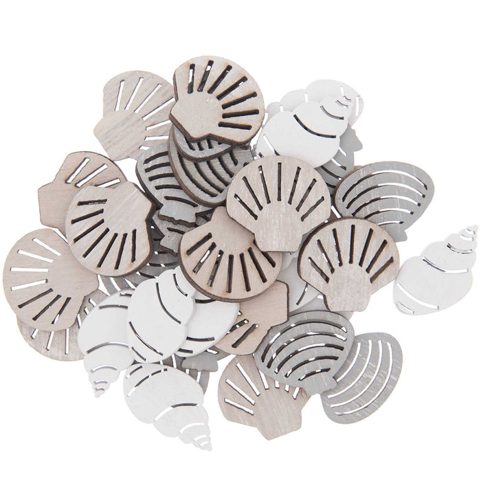 Grey Shells Confetti