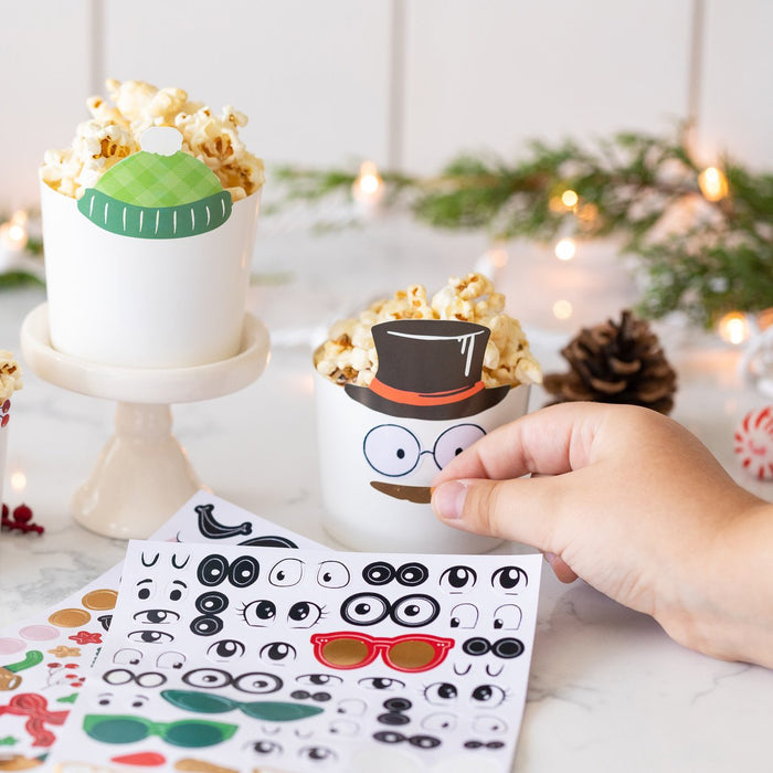 Decorate Your Own Snowman Baking/Food Cups