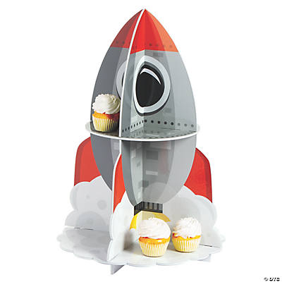 Large Space Rocket Cupcake Holder
