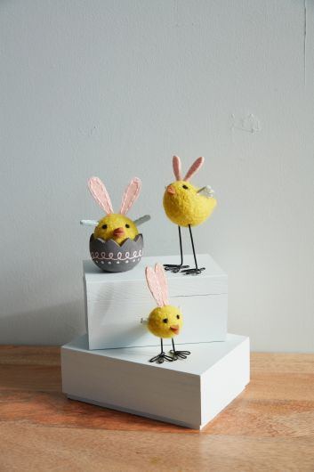 Spring Chick Figurines