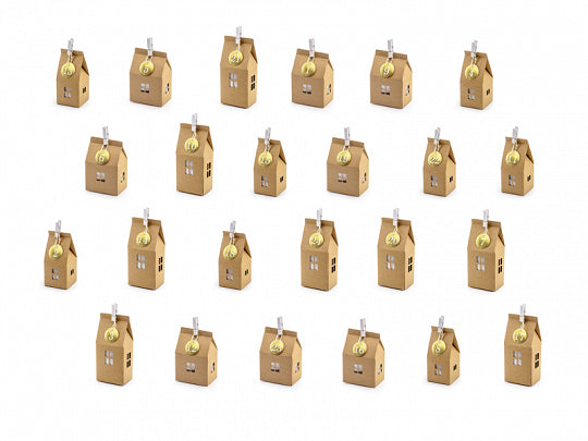 Kraft Advent Calendar Houses