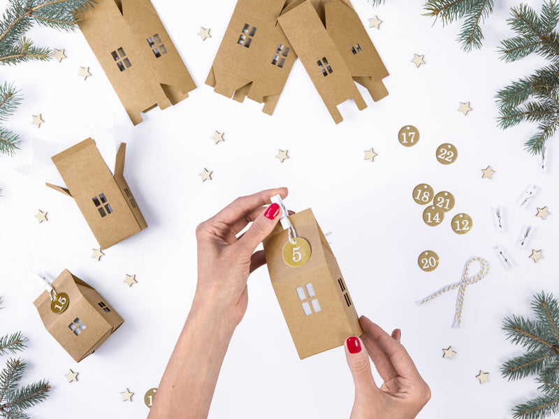 Kraft Advent Calendar Houses