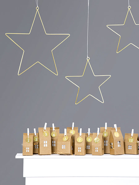 Kraft Advent Calendar Houses