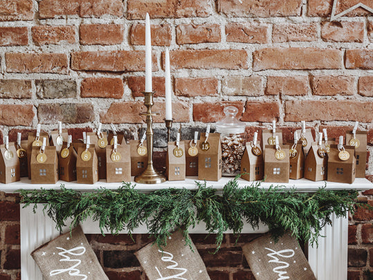Kraft Advent Calendar Houses