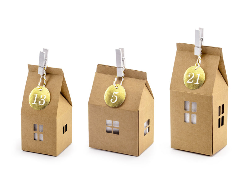 Kraft Advent Calendar Houses