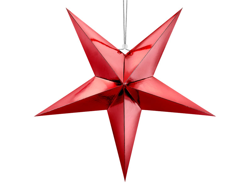 Large Red Paper Star
