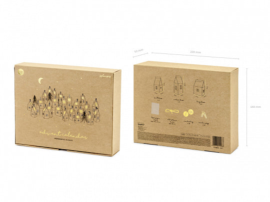 Kraft Advent Calendar Houses