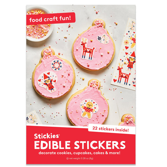 Fair Isle Edible Sticker Pack