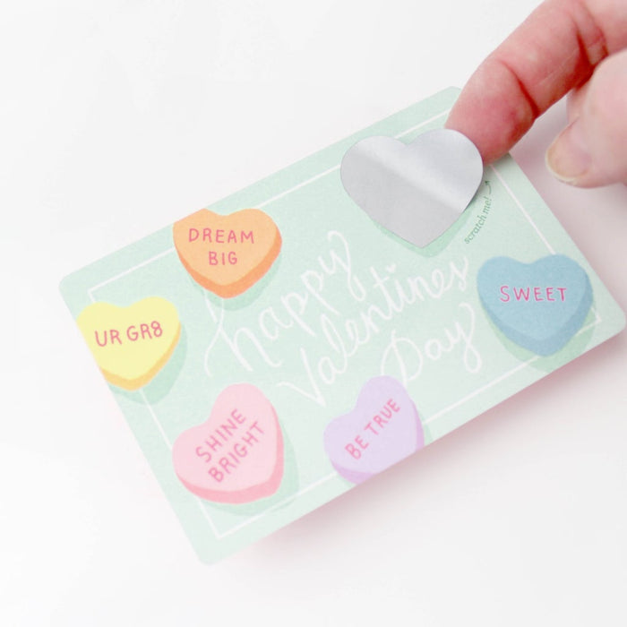Sweetheart Scratch Off Valentines Cards