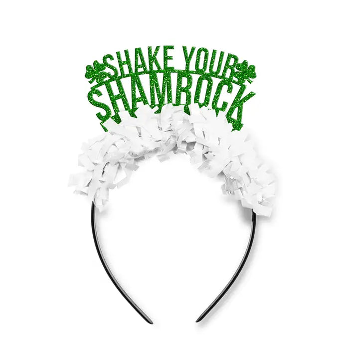 Shake Your Shamrock St. Patricks Day Party Headband