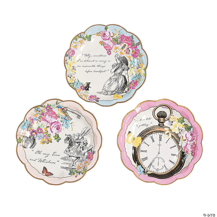 Truly Alice Dessert Paper Plates
