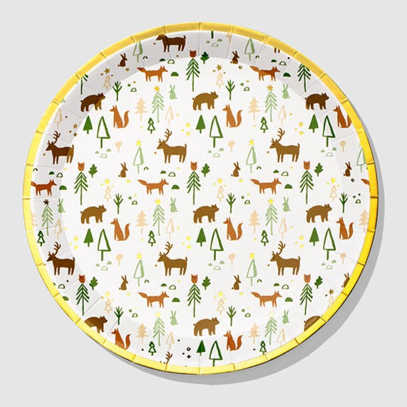 Woodland Wonders Dessert Paper Plates