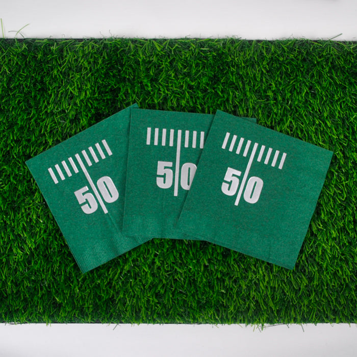Yard-line Beverage Napkins