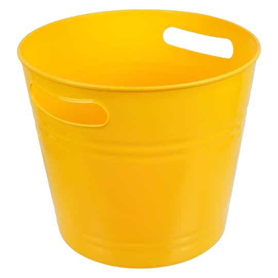 Yellow Plastic Party Bucket